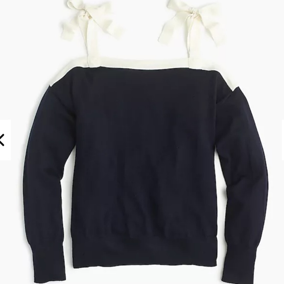 Merino wool cold-shoulder sweater NEW! - Picture 1 of 2